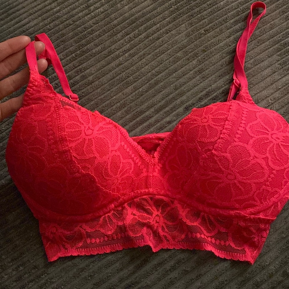 PINK brand bra in size S, bright pink
